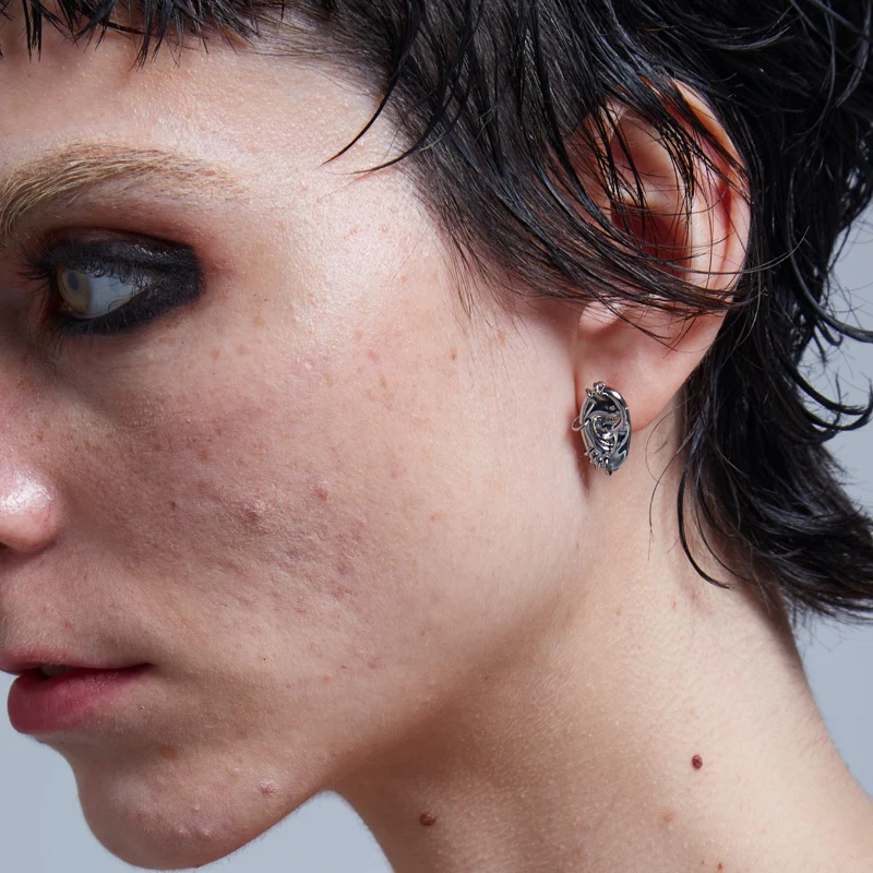 Rebellion Revolution Pierced Ear Charm Stud Earrings - Image 4