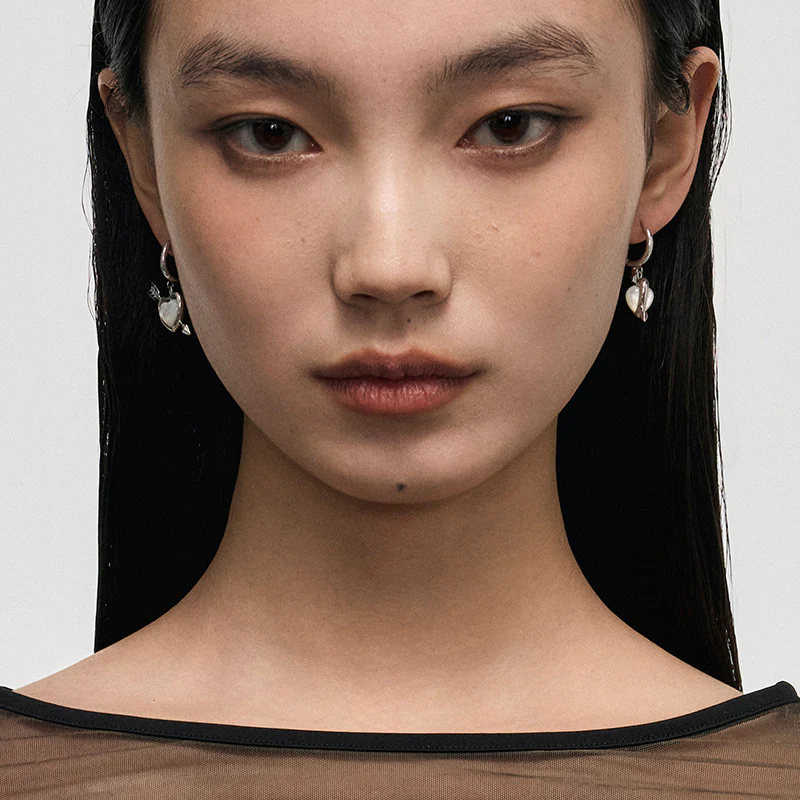 Targeted Heart Earrings - Image 3