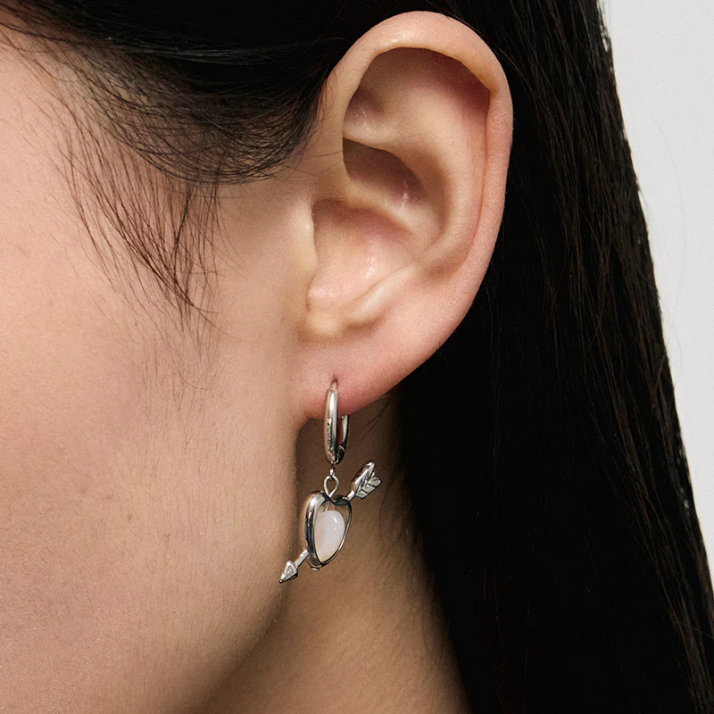 Targeted Heart Earrings - Image 6