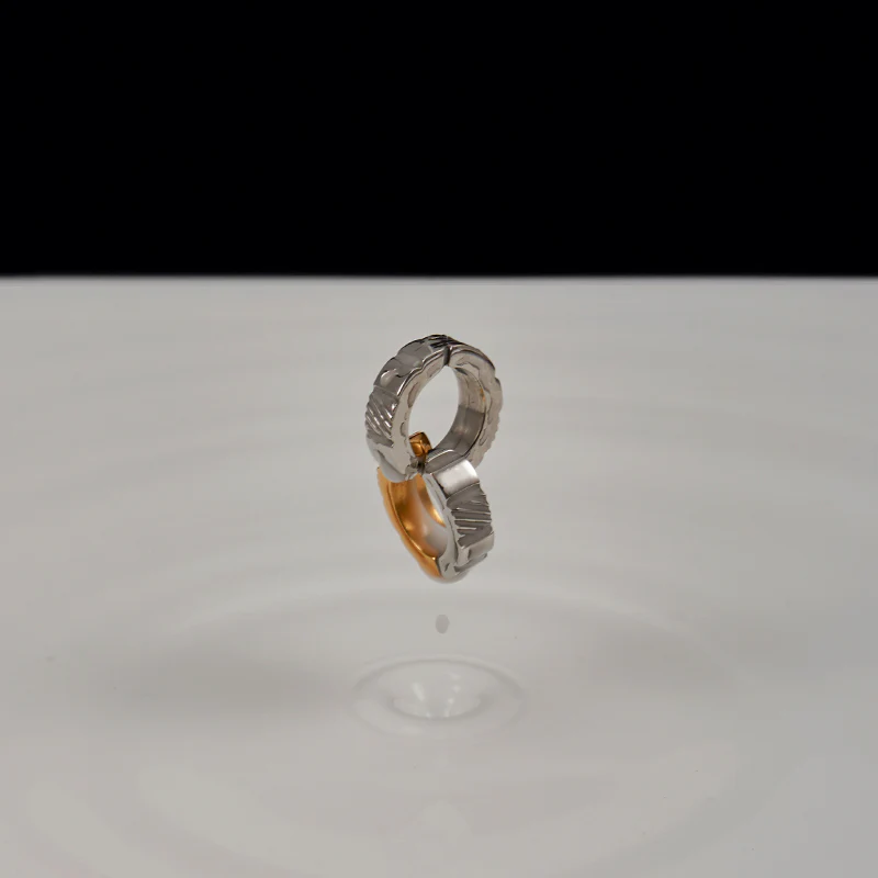 Xocolatl Chocolate Bi-color Cuff Earring - Image 4